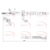 Apec Handbrake Cable CAB1442 thumbnail