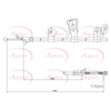 Apec Handbrake Cable CAB1443 thumbnail