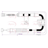 Apec Handbrake Cable CAB1446 thumbnail