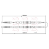 Apec Handbrake Cable CAB1462 thumbnail