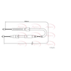 Apec Handbrake Cable CAB1470 thumbnail