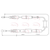 Apec Handbrake Cable CAB1482 thumbnail
