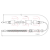 Apec Handbrake Cable CAB1484 thumbnail