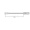 Apec Handbrake Cable CAB1487 thumbnail