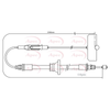 Apec Handbrake Cable CAB1491 thumbnail