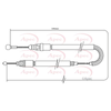 Apec Handbrake Cable CAB1492 thumbnail