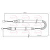 Apec Handbrake Cable CAB1493 thumbnail