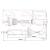Apec Handbrake Cable CAB1504 thumbnail