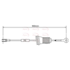 Apec Handbrake Cable CAB1505 thumbnail