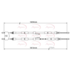 Apec Handbrake Cable CAB1507 thumbnail