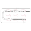 Apec Handbrake Cable CAB1528 thumbnail