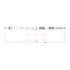 Apec Handbrake Cable CAB1553 thumbnail
