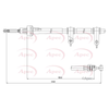 Apec Handbrake Cable CAB1567 thumbnail