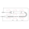 Apec Handbrake Cable CAB1573 thumbnail