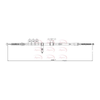 Apec Handbrake Cable CAB1582 thumbnail