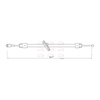 Apec Handbrake Cable CAB1601 thumbnail
