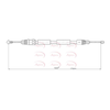 Apec Handbrake Cable CAB1606 thumbnail