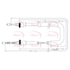 Apec Handbrake Cable CAB1616 thumbnail