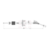 Apec Handbrake Cable CAB1656 thumbnail