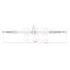 Apec Handbrake Cable CAB1665 thumbnail