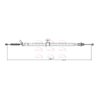 Apec Handbrake Cable CAB1668 thumbnail