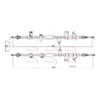 Apec Handbrake Cable CAB1670 thumbnail