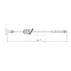 Apec Handbrake Cable CAB1672 thumbnail