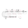 Apec Handbrake Cable CAB1674 thumbnail