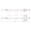 Apec Handbrake Cable CAB1678 thumbnail