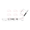 Apec Handbrake Cable CAB1680 thumbnail