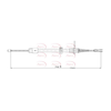 Apec Handbrake Cable CAB1684 thumbnail