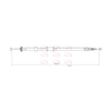 Apec Handbrake Cable CAB1688 thumbnail