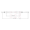 Apec Handbrake Cable CAB1746 thumbnail