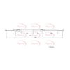 Apec Handbrake Cable CAB1750 thumbnail