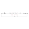 Apec Handbrake Cable CAB1760 thumbnail
