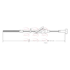 Apec Handbrake Cable CAB1814 thumbnail
