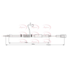 Apec Handbrake Cable CAB1816 thumbnail