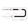 Apec Handbrake Cable CAB1836 thumbnail