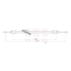 Apec Handbrake Cable CAB1849 thumbnail