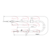 Apec Handbrake Cable CAB1856 thumbnail