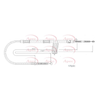 Apec Handbrake Cable CAB1858 thumbnail