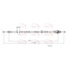 Apec Handbrake Cable CAB1864 thumbnail