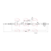 Apec Handbrake Cable CAB1868 thumbnail