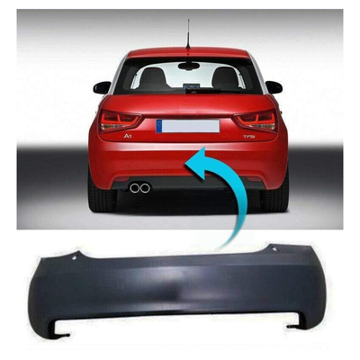 Fits Audi A1 2010-2014 Rear Bumper Primed No Pdc Holes 3/5 Door Standard Models