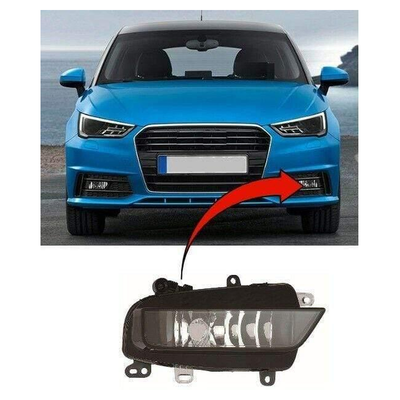 Fits Audi A1 Hatchback 2015-2018 Fog Light Lamp Passenger Side Not S-Line
