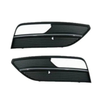Fits Audi A3 2012-2016 Front Bumper Fog Grille With Chrome Trim Pair Left & Right With Hole thumbnail