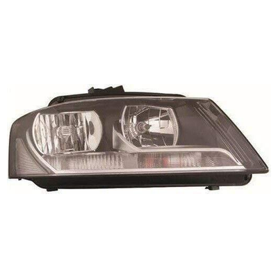 Fits Audi A3 Hatchback 2008-2012 Headlight Headlamp Halogen With Motor Driver Side