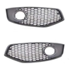 Fits Audi A3 S3 2006-2008 Front Bumper Fog Grille With Lamp Hole Pair Left & Right thumbnail