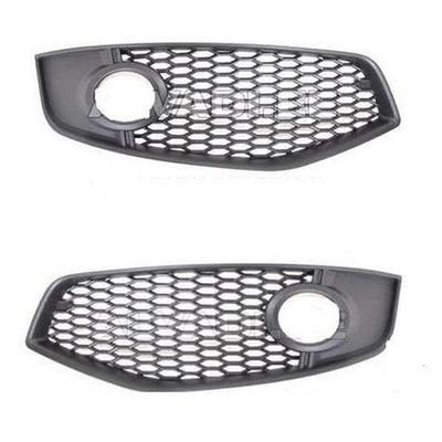 Fits Audi A3 S3 2006-2008 Front Bumper Fog Grille With Lamp Hole Pair Left & Right