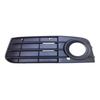 Fits Audi A4 2008-2012 Front Bumper Fog Grille Black With Fog Hole Without Chrome Trim Passenger Side thumbnail
